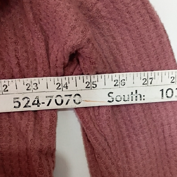 Hyfve Hyfve Hytve Women's Pink Knit  Hooded Top Small Cropped - Picture 9 of 10